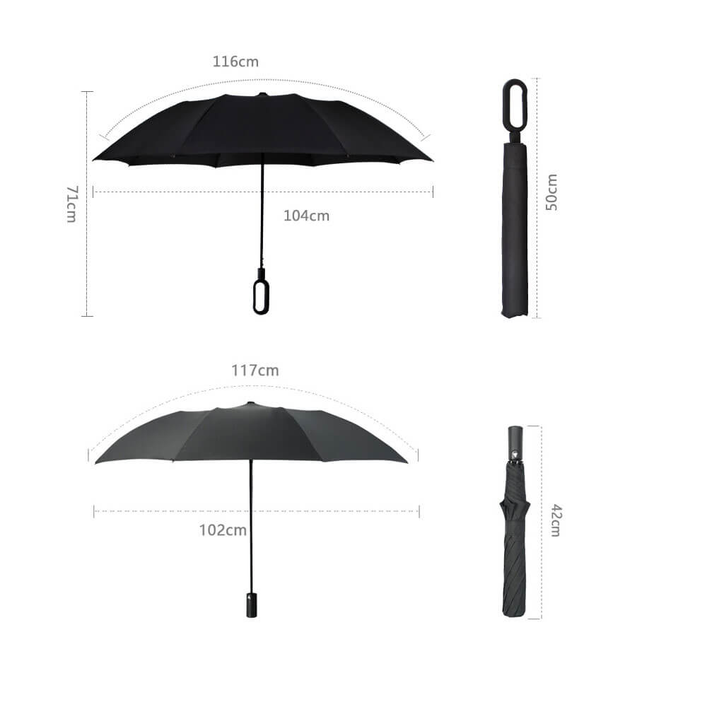 Customized 2Folding Umbrellas with Branded Logo Towum