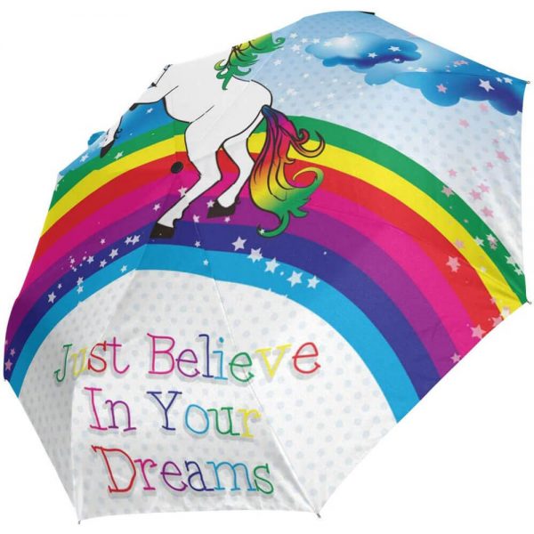 design rainbow umbrella