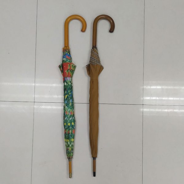 wooden hook umbrellas handle