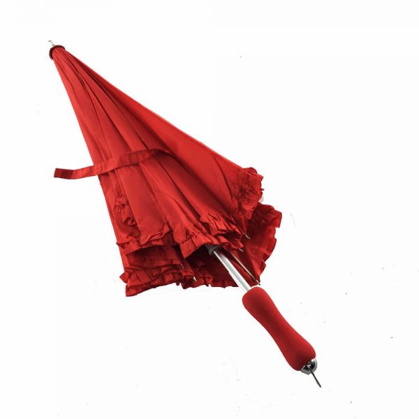 custom red heart shaped umbrella