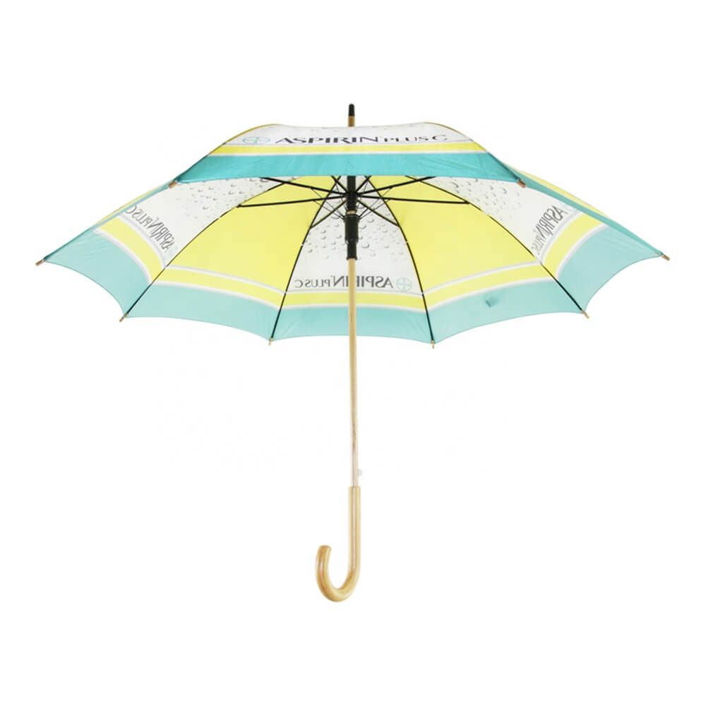 Custom Wooden Pole Umbrella