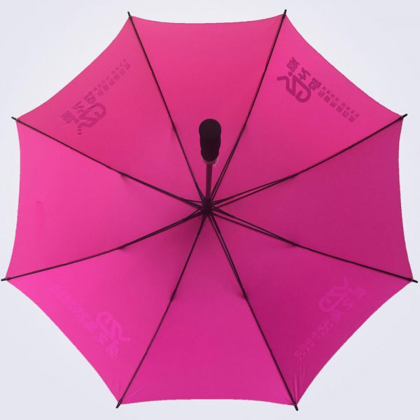 custom pink market umbrella