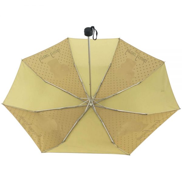 custom yellow brown umbrella