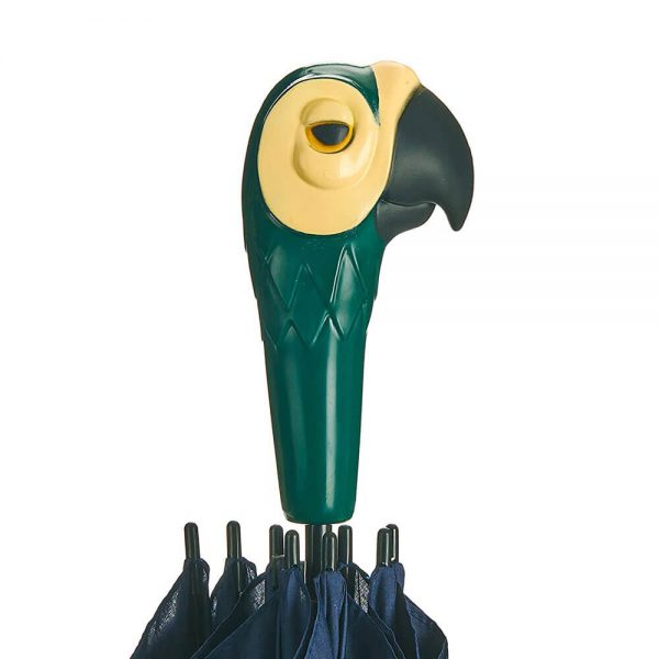Custom Mary Poppins Umbrella with Logo - Parrot Handle
