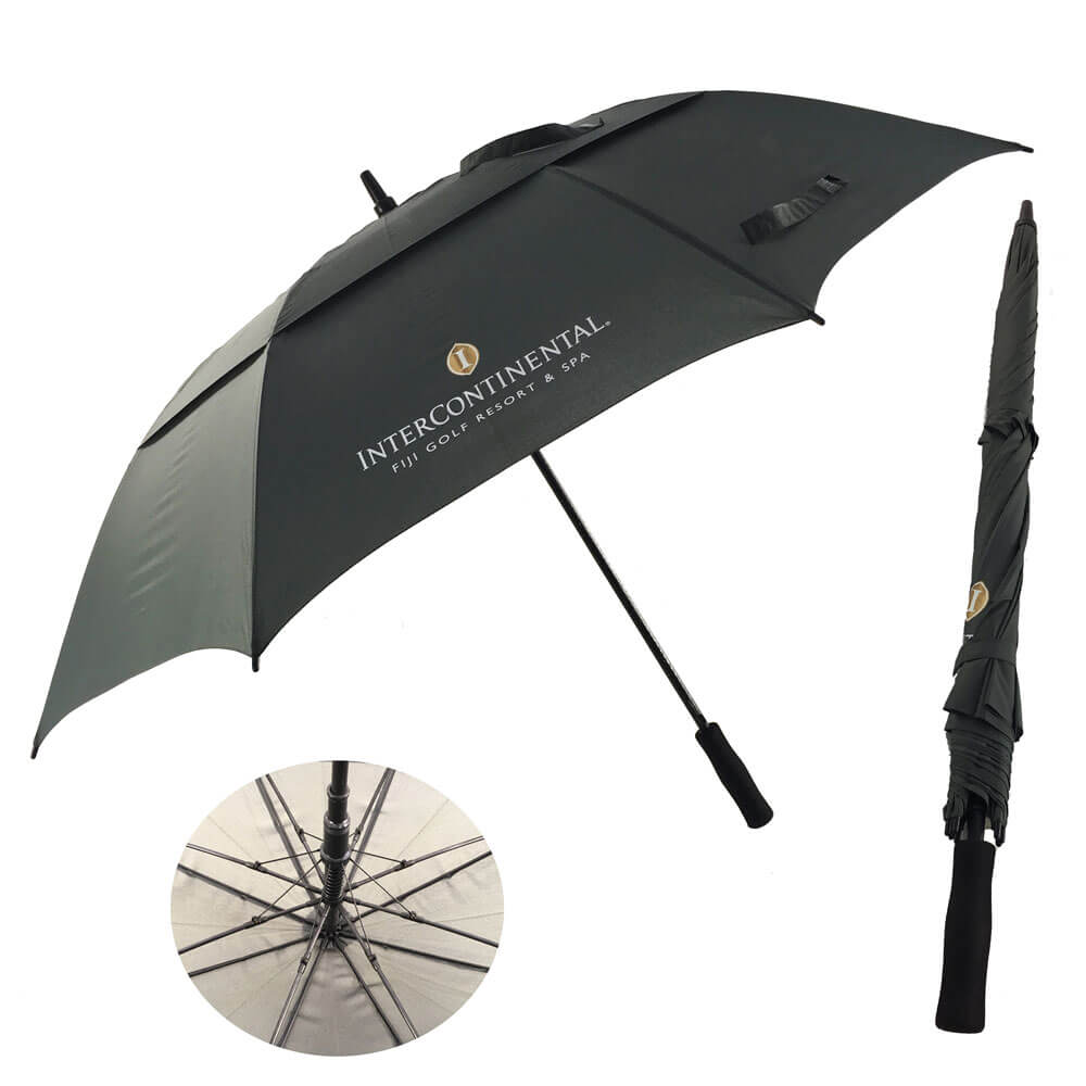 custom golf umbrella with company logo