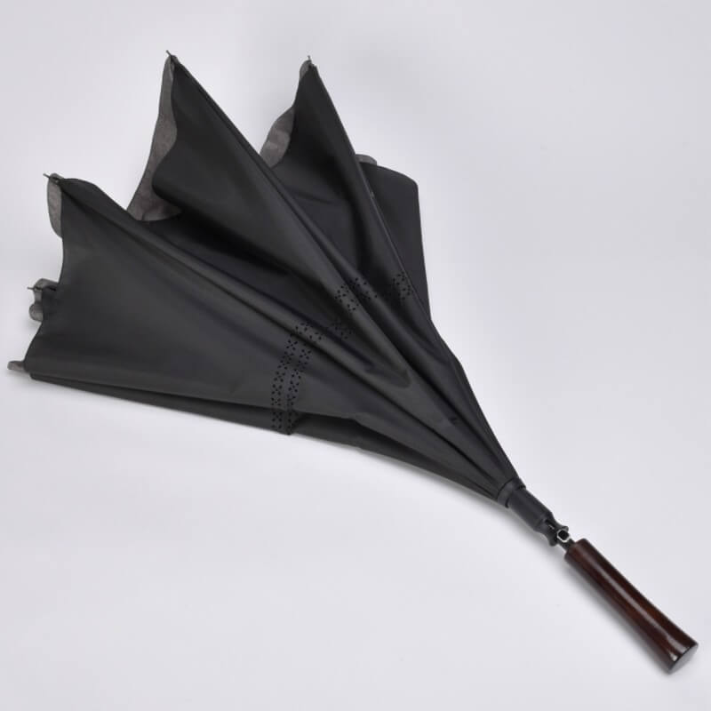 wood inverted umbrella