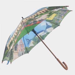 custom curved umbrella