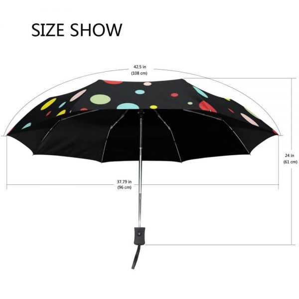 custom design polka dot umbrella