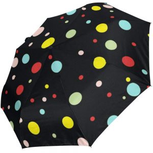 custom polka dot umbrella
