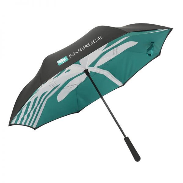 custom reverse open umbrella