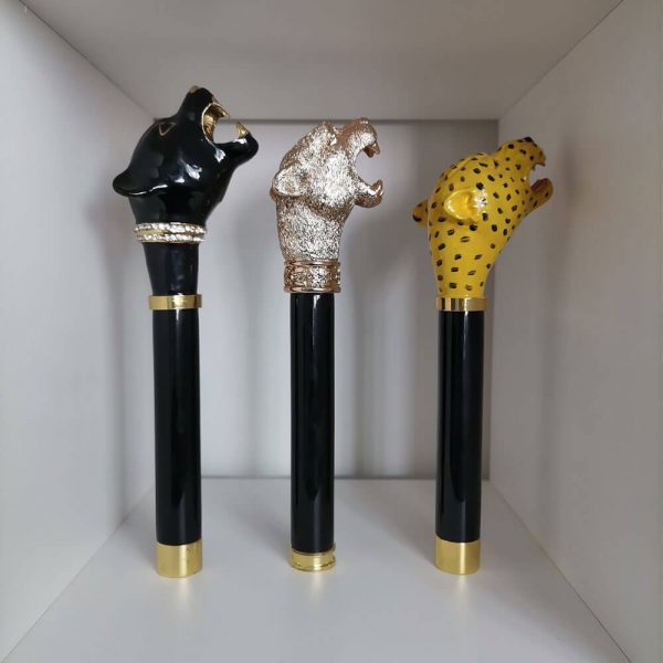 leopard umbrella handles