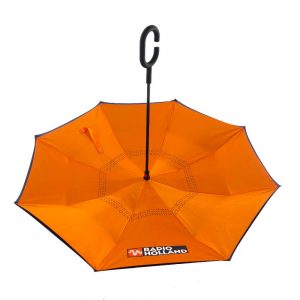 parapluie inversé personnalisé avec logo